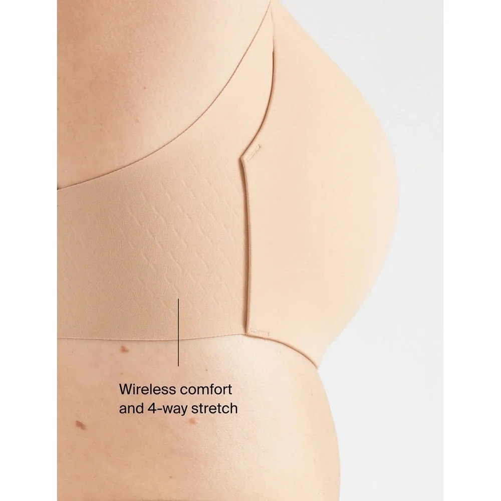 Knix Wingwomen Contour Bra Beige and Black Bundle Seamless‎ Coverage Size 40D